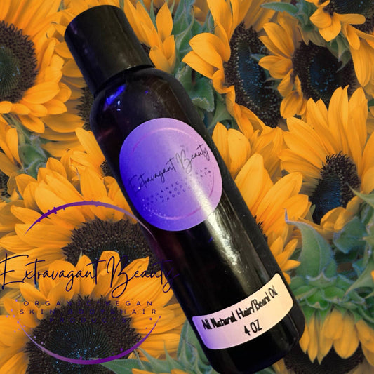 🌻 Extravagant Beauty All Natural Hair/Beard Oil – 4oz