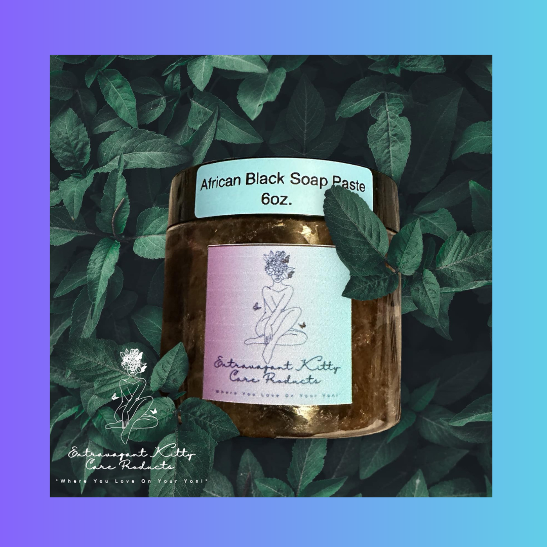 6oz African Black Soap Paste