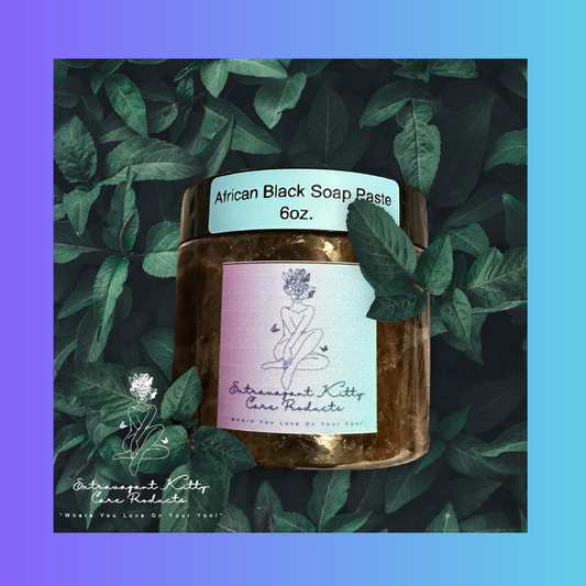 6oz African Black Soap Paste