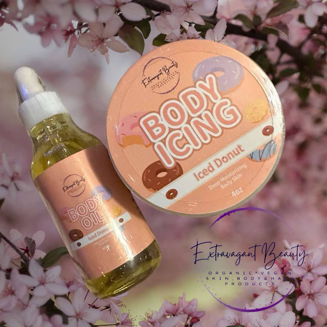Iced Donut Body Icing + Oil 🍩